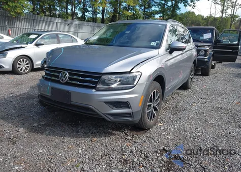 2021 Volkswagen Tiguan 2.0T Se/2.0T Se R-Line Black/2.0T Sel из США, поврежденный, VIN 3VV2B7AX4MM057331